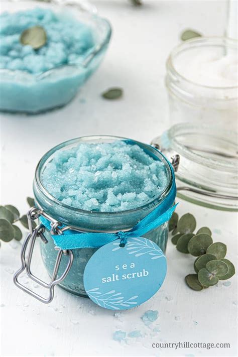 DIY Salt Scrub Recipe Homemade Sea Salt Body Scrub Salt Scrub Diy