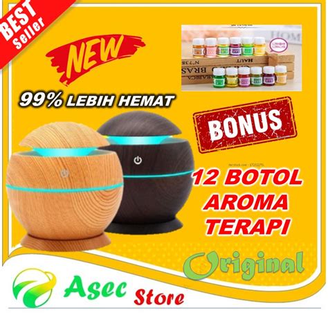 Jual Humidifier Diffuser Aromaterapi Aromatherapy Free Oil Essential