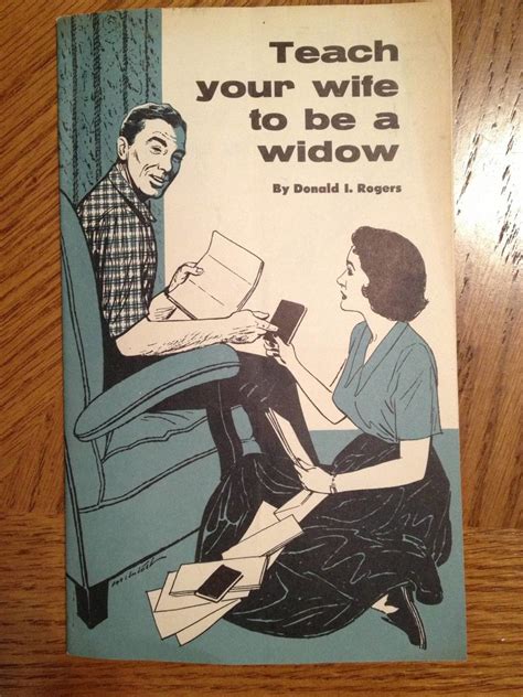 Teach Your Wife To Be A Widow Book Shows How Different Things Were In 1953 Huffpost