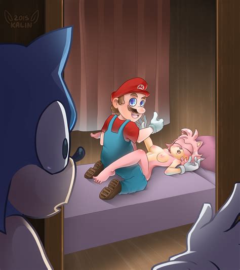 Mario And Amy Sorry Sonic By Kalin Hentai Foundry