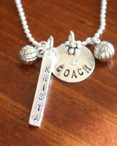 But if they did a great job with your child, no doubt you would want to say thank you somehow. Coach Appreciation Personalized Hand Stamped Sterling ...