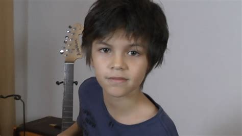 Amazing 10 Year Old Boy Sings Original Song The Digital Boy Youtube