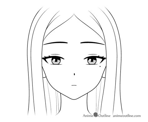 How To Draw A Beautiful Anime Girl Step By Step Animeoutline Artofit