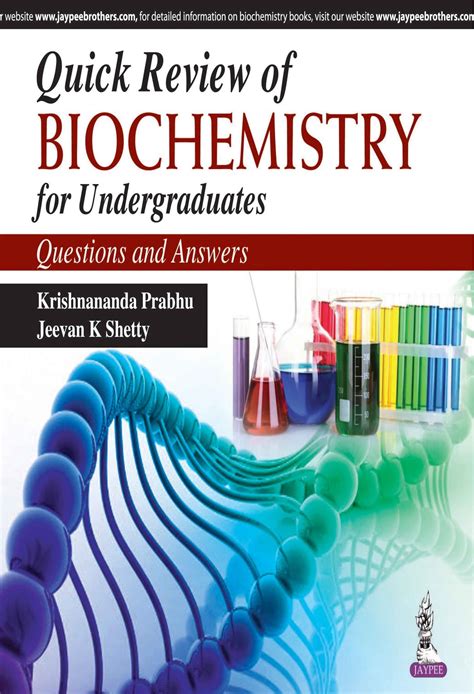 Quick Review Of Biochemistry For Undergraduates Questions And Answers