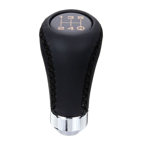 New 5 Speed Leather Gear Shift Knob Stick Manual Shift Lever For Mazda