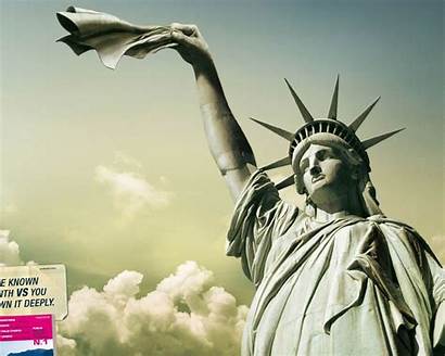 Advertising Liberty Statue Creative Amazing 10wallpaper