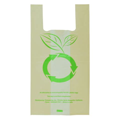 Biodogradable Kitchen And Trash Compostable Grocery Bags Carry Bags