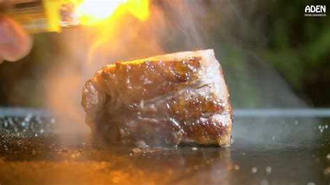 Kobe Beef Steak Flamb Youtube
