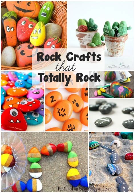 Rock Crafts For Kids That Rock Easy Peasy And Fun Rock Crafts