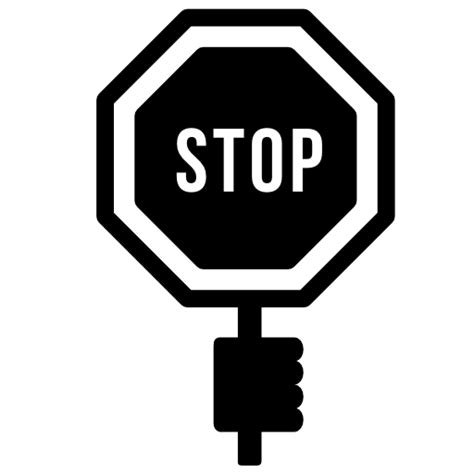 Black Stop Sign Transparent Png All Png All