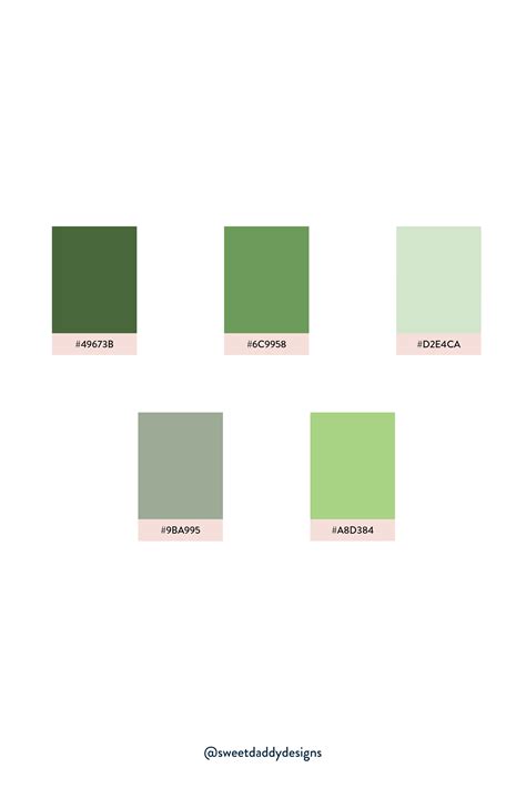 Green Spring Color Palette Branding Design Studio Branding Design