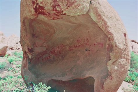 Patrick Tillett Hollowed Boulder Rock Art Joshua Tree National Park