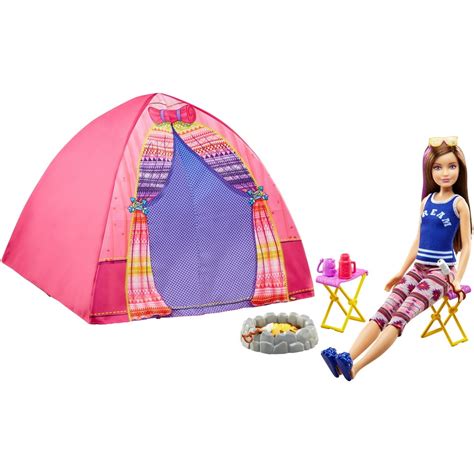 Barbie Camping Fun Skipper Doll And Tent Playset