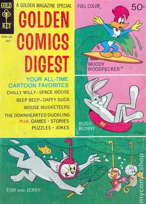 Golden Comics Digest 1969 1976 Gold Key Comic Books