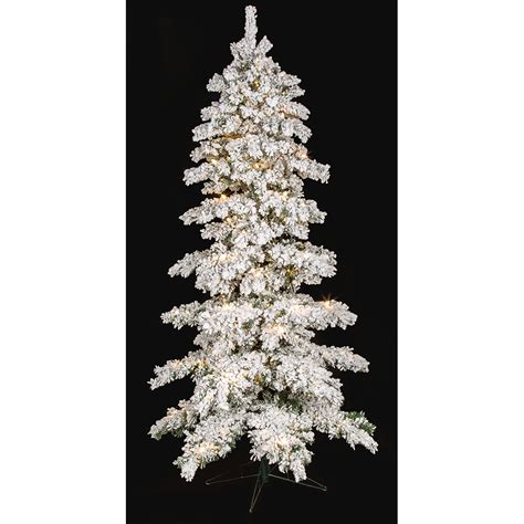 9hx61w Heavy Flocked C7 Frosted And Led Artificial Christmas Tree
