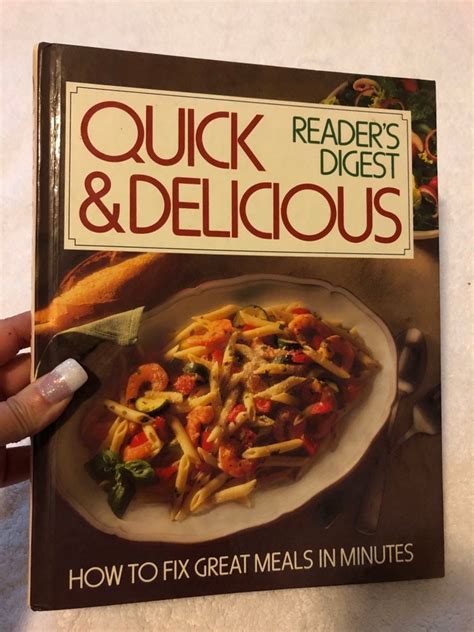 Readers Digest Quick And Delicious Cookbook Etsy