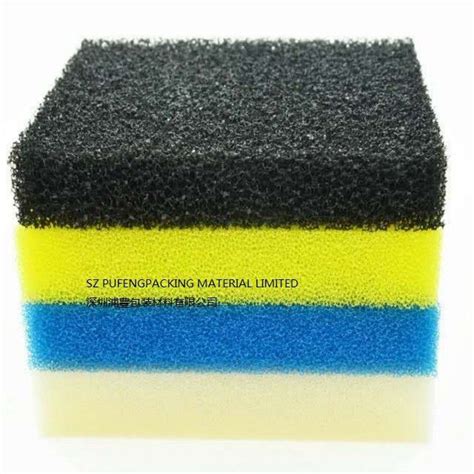 Water Treatment 10 80ppi Activated Carbon Foam Filter Sheet