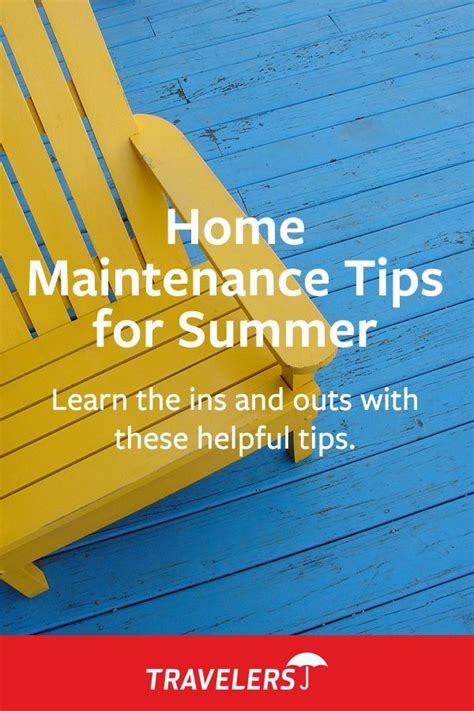 Summer Home Maintenance Checklist Your Home In The Summer Should Be A