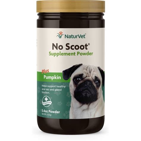Naturvet No Scoot Plus Pumpkin Soft Chews Digestive Supplement For Dogs