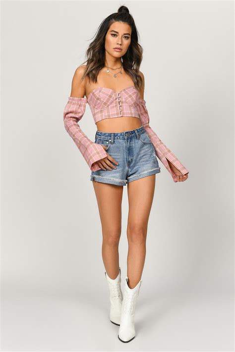 tobi crop tops womens winston pink multi crop top pink multi ⋆ theipodteacher