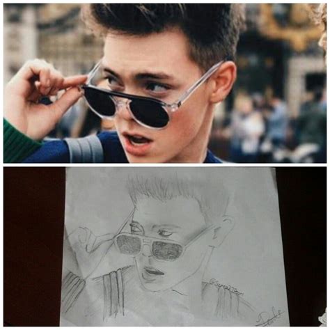 Drawing Of Zach Herron Easy Zach Herron Drawings Easy Sketches