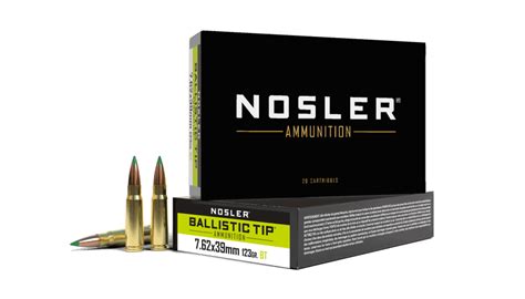 Nosler 762x39 123gr Ballistic Tip Hunting Ammunition 20ct Arm Or Ally
