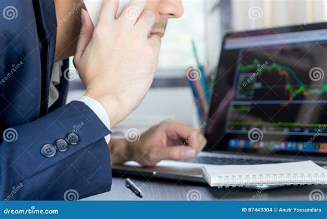 Broker Making Phone Call To Stock Trader Stock Photo Image Of Market