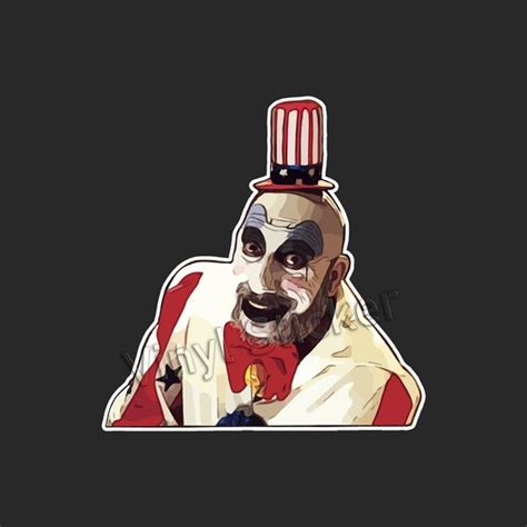 Sticker Captain Spaulding Etsy