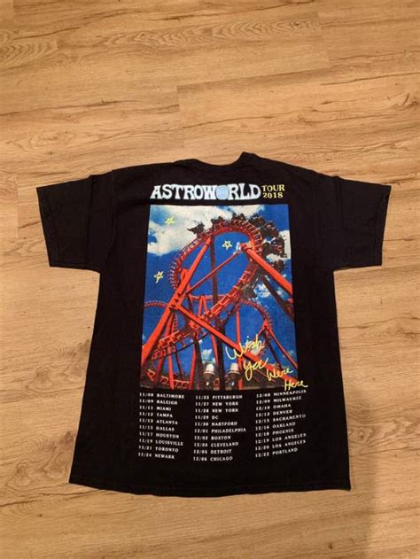 Travis Scott Astroworld 2018 Tour T Shirt Grailed