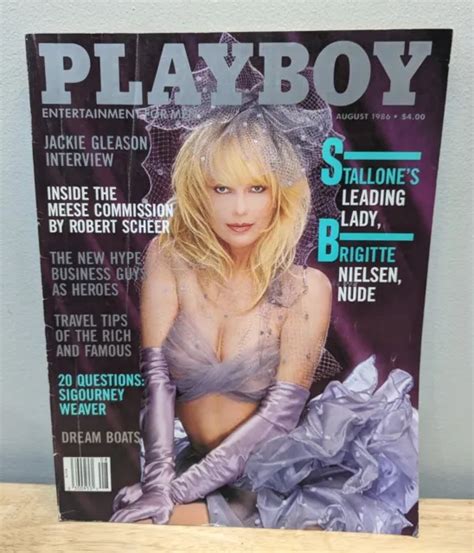 Playboy Magazine August Lillian Muller Cover Ava Fabian Centerfold Picclick