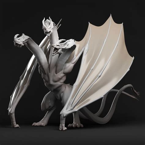 ArtStation GHIDORAH Kontorn Boonyanate Monster Artwork Kaiju Art
