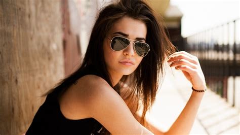 Glasses Teravena Sugimoto Model Women Outdoors Hd Wallpaper Rare Gallery