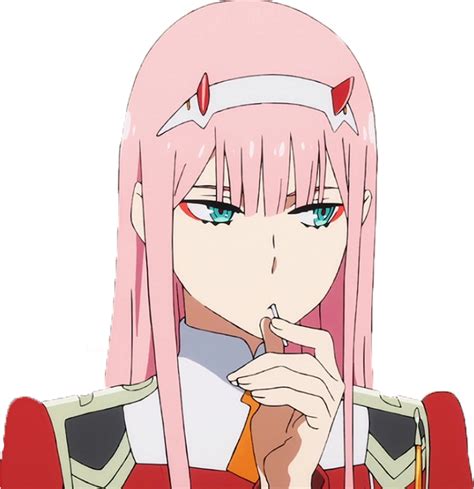 Download Zero Two Anime Png Png And  Base