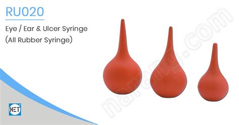 Eye / Ear & Ulcer Syringe (All Rubber Syringe)- RU020 | Eye / Ear & Ulcer Syringe (All Rubber ...