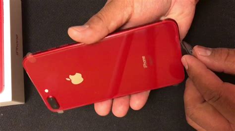 Iphone 8 Plus Product Red Unboxing Youtube
