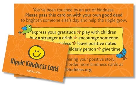 Ripple Kindness Cards Ripple Kindness Project