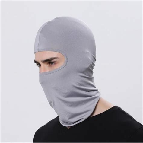 Wholesale Outdoor Ski Motorcycle Cycling Balaclava Full Face Mask Neck Cover Ultra Thin Light
