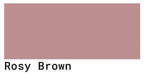 Rosy Brown Color Codes The Hex Rgb And Cmyk Values That You Need