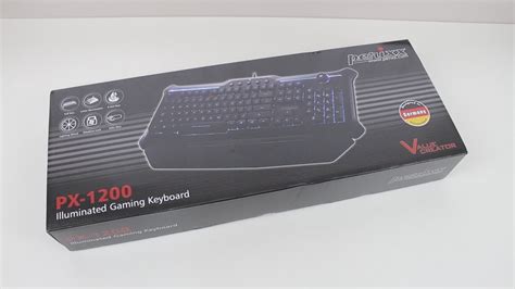 Perixx Px 1200 Backlit Gaming Keyboard Unboxing Youtube