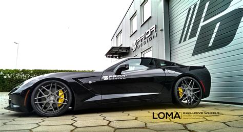 Loma C7 Corvette Stingray With Gt1 Custom Forged Wheels On Prior