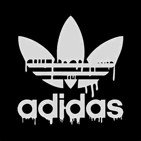 Adidas Dripping Blood Logo Sticker