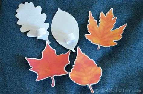Five Golden Autumn Leaves Song And Printable Puppets Picklebums