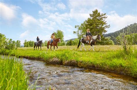 Horseback Riding Montana Ranch Vacation Activities