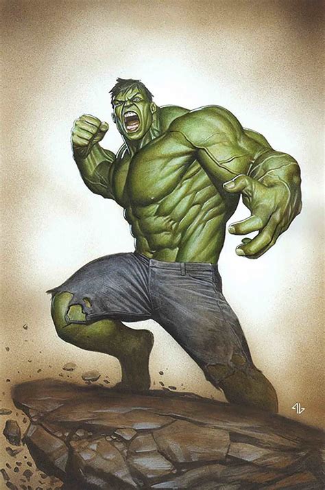 Marvel Comics Comic Book Artwork The Hulk By Adi Granov Follow Us