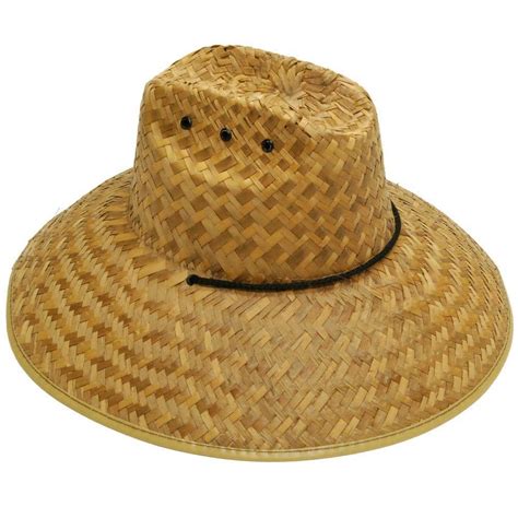 Mens Straw Hat In Brown Ms0001 The Home Depot