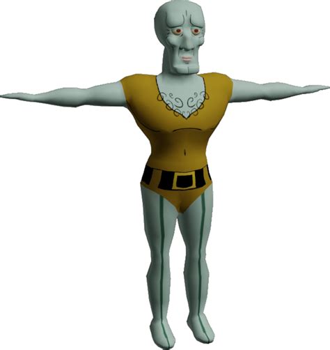 Beautifulhandsome Squidward 3d By Justsomelonelyguy On Deviantart