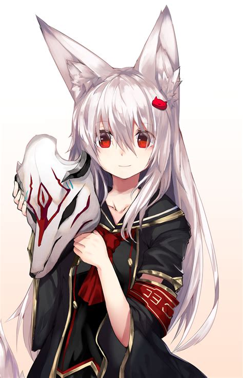 Cute Kitsune Girl Original Anime Character 12 Nov