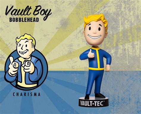 Vault Boy 111 Bobblehead Charisma 5 Fallout 4 Video Game Junk
