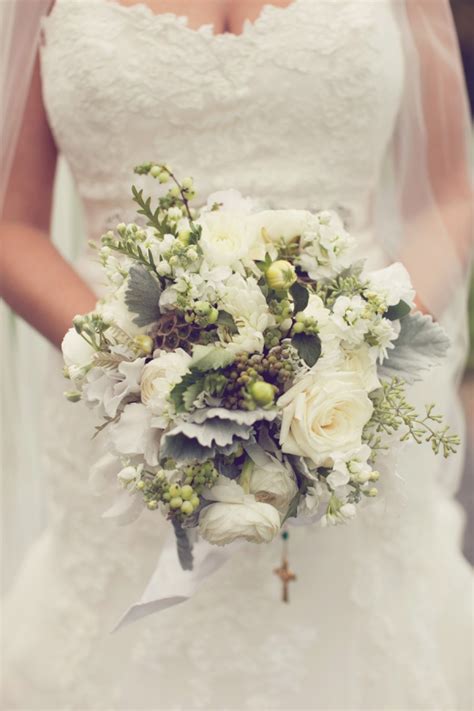 Green And Gray Bridal Bouquet Elizabeth Anne Designs The Wedding Blog