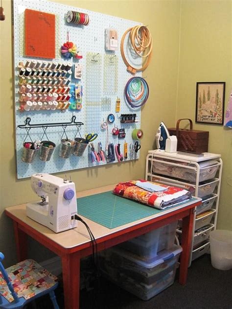 Sewing room tour and craft room ideas. 16 Sewing Room Organization Ideas | Sewing room ...